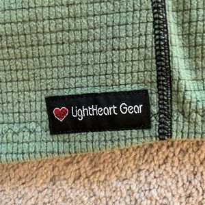 Lightheart Gear Women’s Microgrid Fleece Hoodie in Green